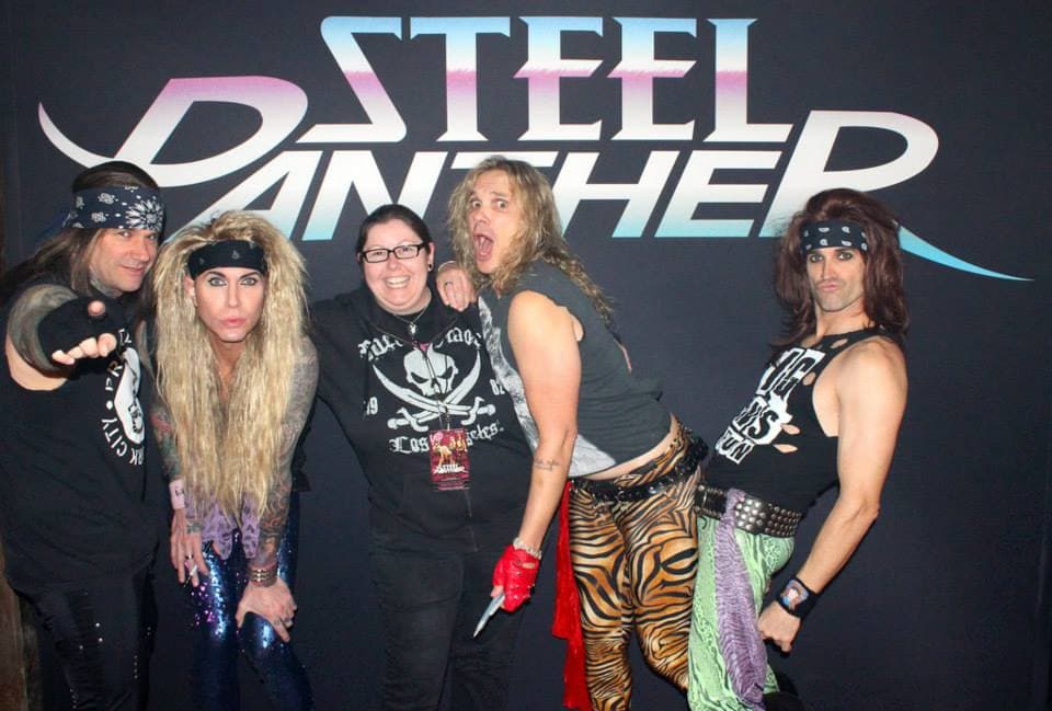 Andrea und Steel Panther Wiesbaden 26.03.2015 - by On The List Presents...