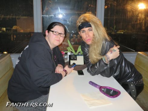 Interview mit Lexxi Foxx (Steel Panther) @ LKA Stuttgart, 07.02.2014