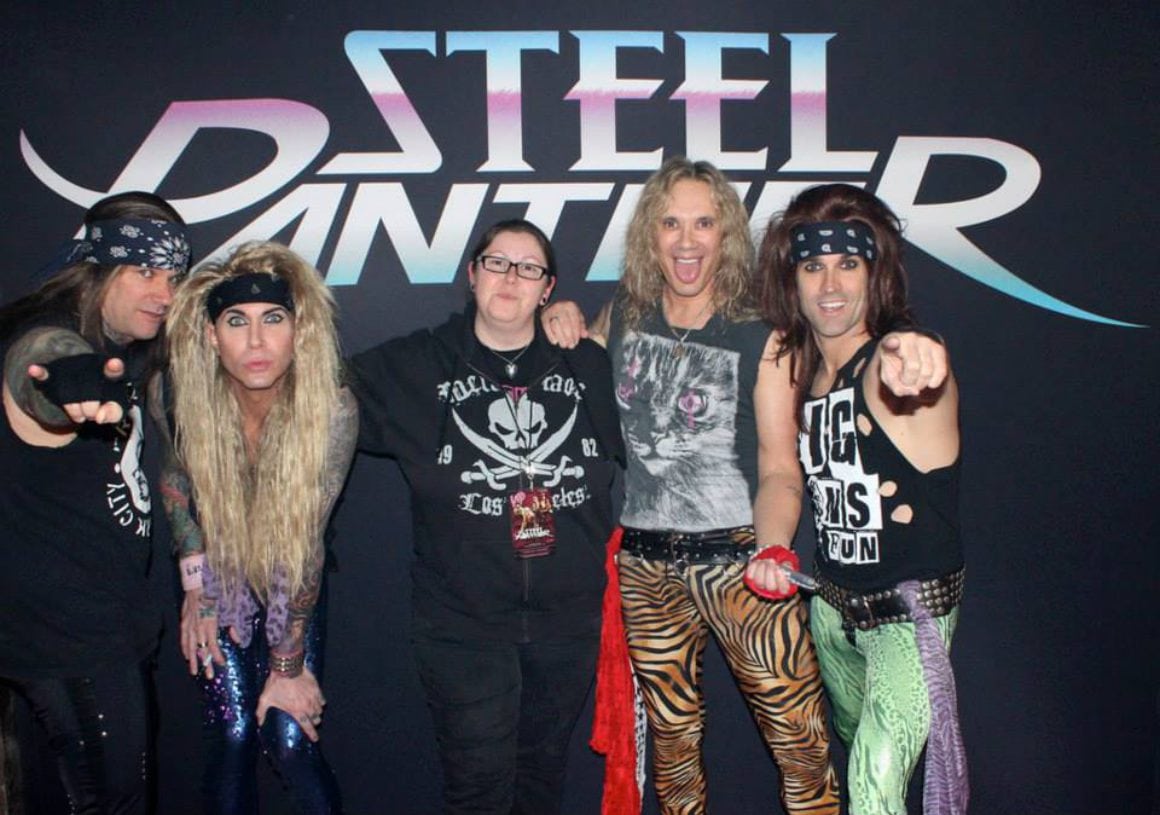 Andrea und Steel Panther Wiesbaden 26.03.2015 - by On The List Presents...