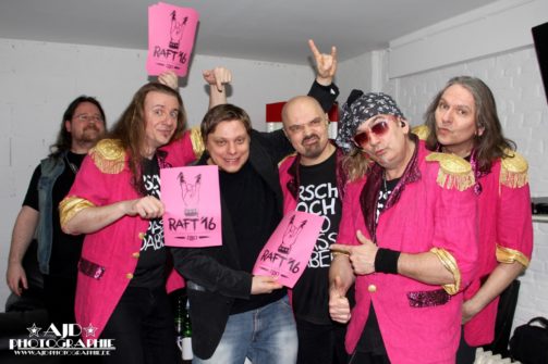 J.B.O. mit Michael Holtschulte (Tot aber lustig) in der Alten Seilerei Mannheim, 01.04.2016 - Foto: Andrea Jaeckel-Dobschat Portfolio